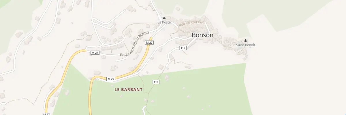 Plan du 5025 Le Village à Bonson