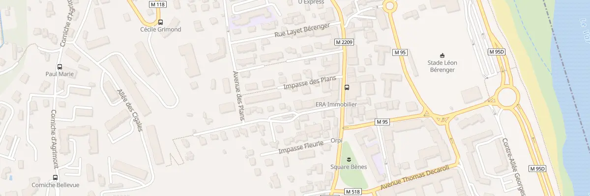 Plan du 74 Bd Louis Roux à Saint-Laurent-du-Var