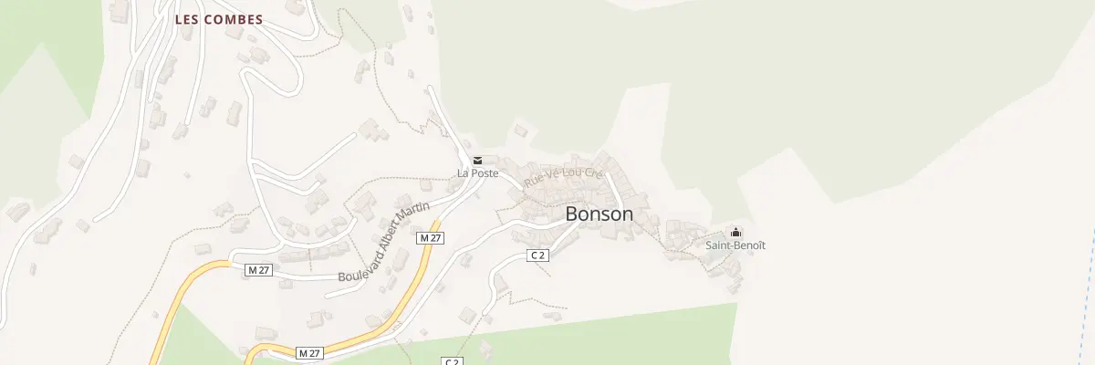 Plan du 5107 Le Village à Bonson