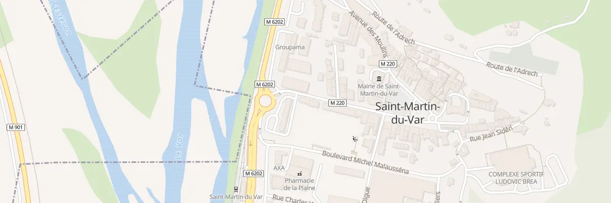 Plan du 15 Av Pasteur à Saint-Martin-du-Var