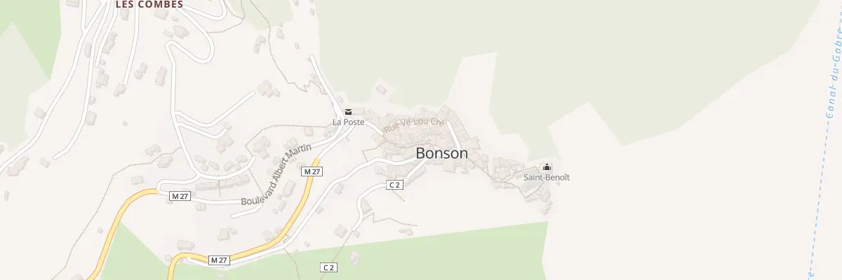 Plan du 5100 Le Village à Bonson