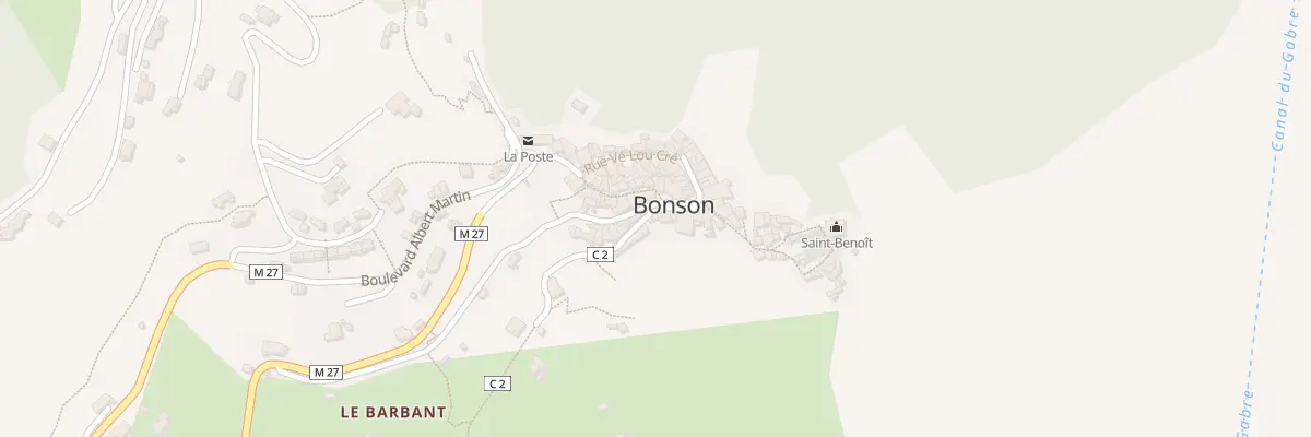 Plan du 5027 Le Village à Bonson