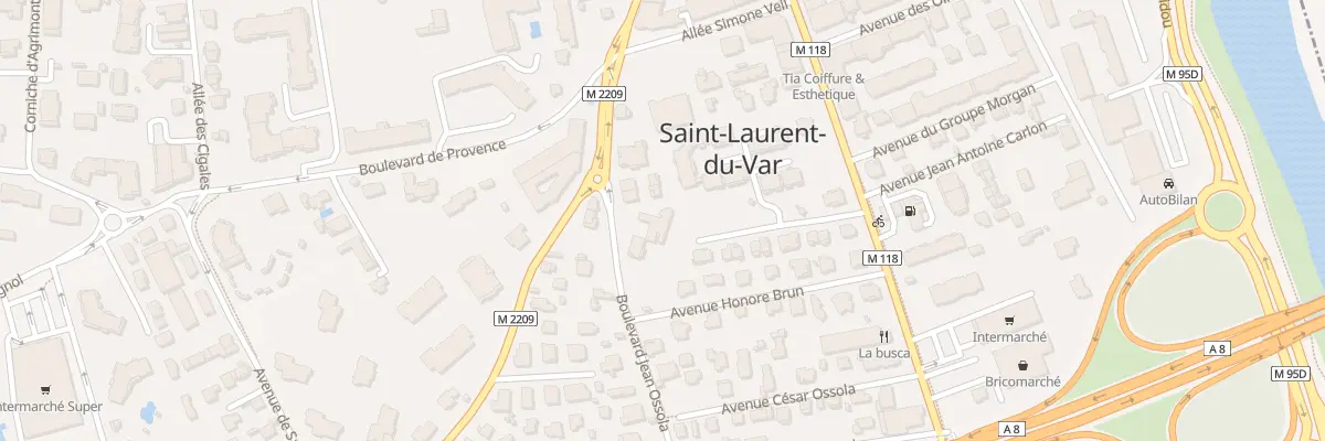 Plan du 954 Bd Jean Ossola à Saint-Laurent-du-Var