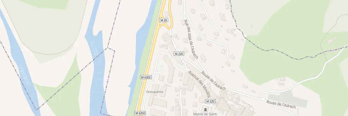 Plan du 13B Av des Moulins à Saint-Martin-du-Var