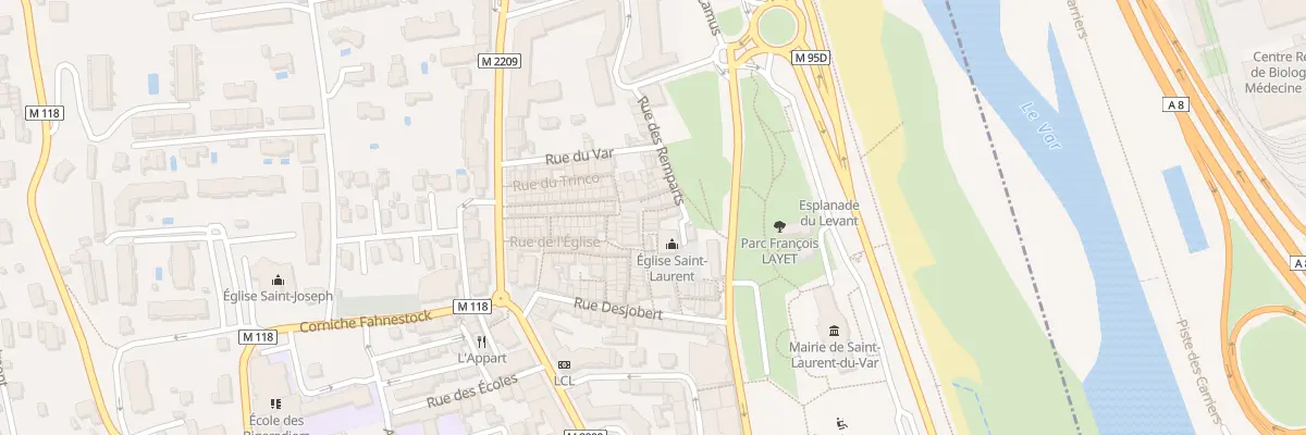 Plan du 6 Rue du Suchet à Saint-Laurent-du-Var