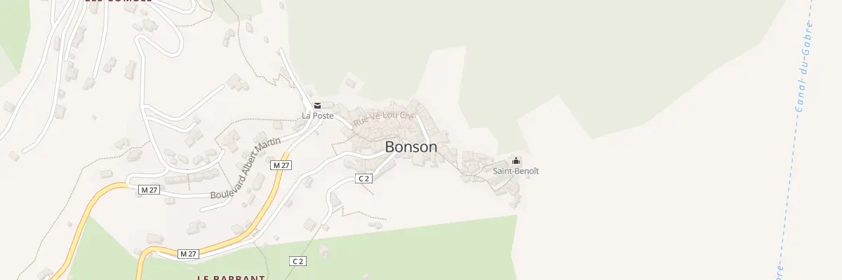 Plan du 5079 Le Village à Bonson