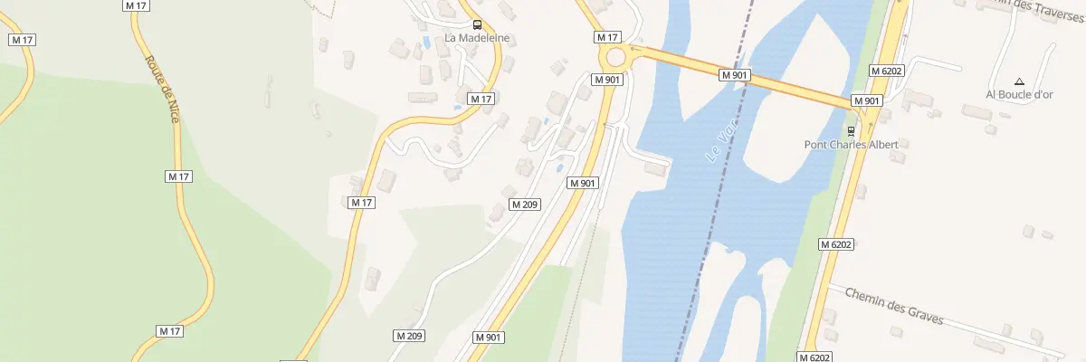 Plan du 5383 Le pont charles Albert à Gilette
