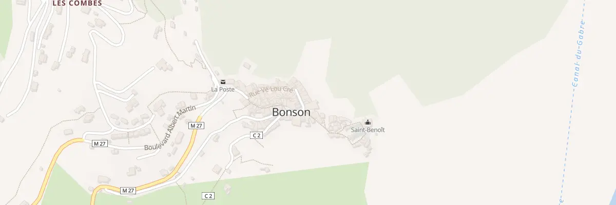 Plan du 5058 Le Village à Bonson