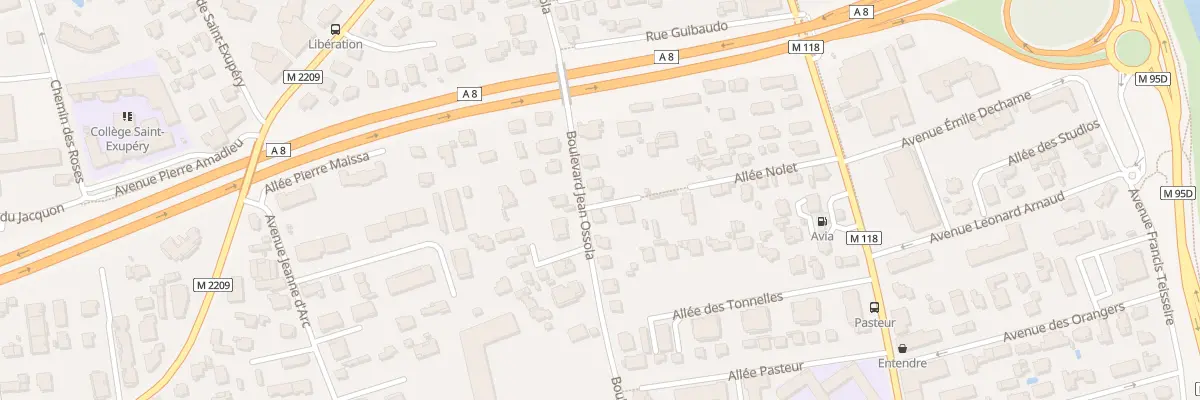 Plan du 616 Bd Jean Ossola à Saint-Laurent-du-Var