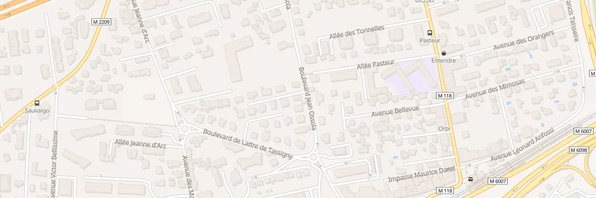 Plan du 419 Bd Jean Ossola à Saint-Laurent-du-Var