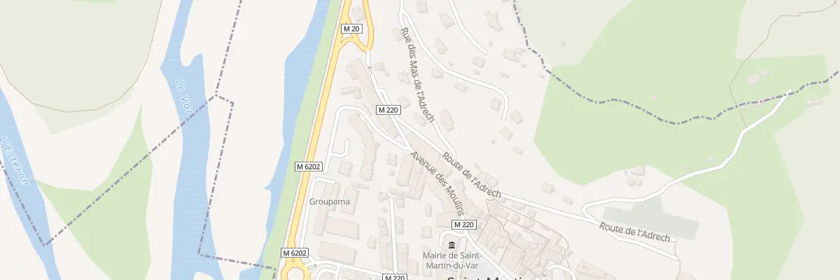 Plan du 10 Av des Moulins à Saint-Martin-du-Var