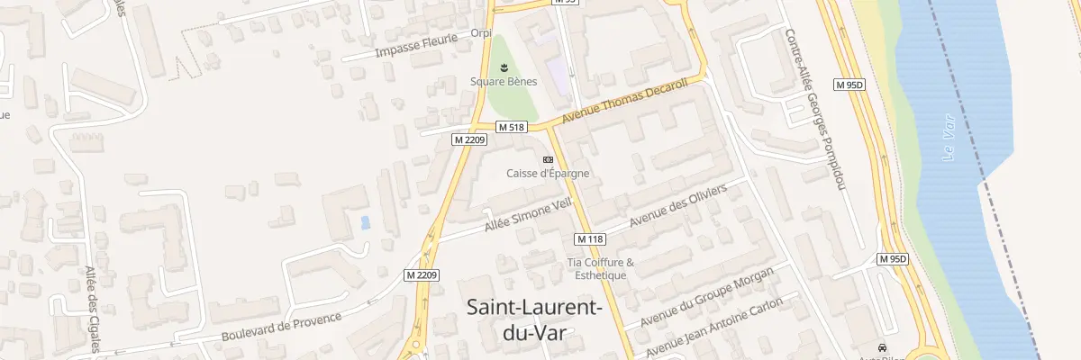 Plan du 931 All Simone Veil à Saint-Laurent-du-Var