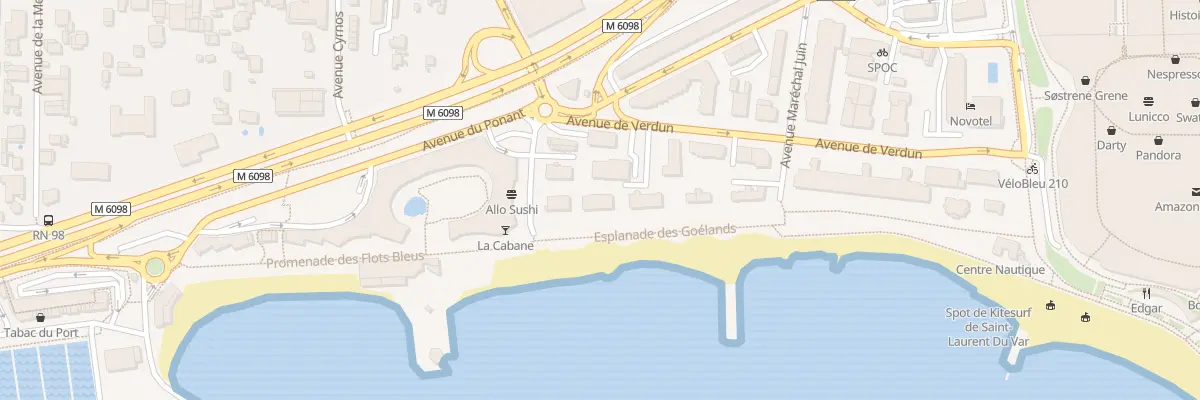 Plan du 158 Ancienne Rte du Bord de Me à Saint-Laurent-du-Var