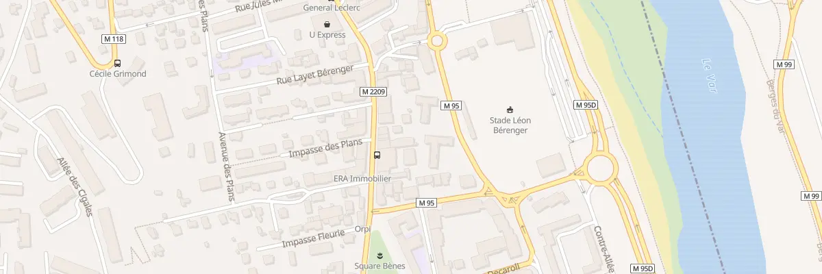 Plan du 80 Av Général Leclerc à Saint-Laurent-du-Var