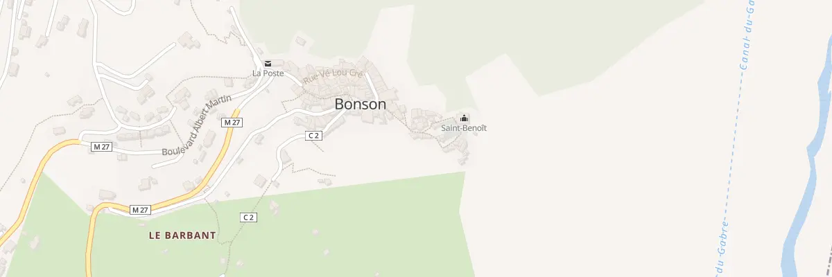 Plan du 5035 Le Village à Bonson