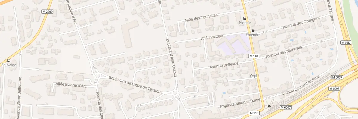 Plan du 412 Bd Jean Ossola à Saint-Laurent-du-Var