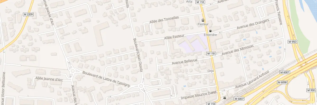 Plan du 170 Av Bellevue à Saint-Laurent-du-Var