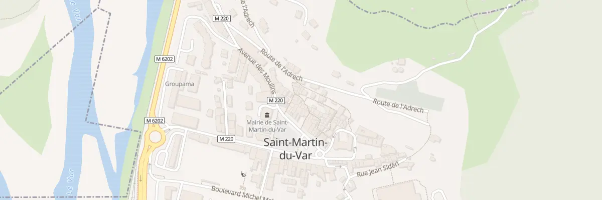 Plan du 7 Rue Saint Roch à Saint-Martin-du-Var