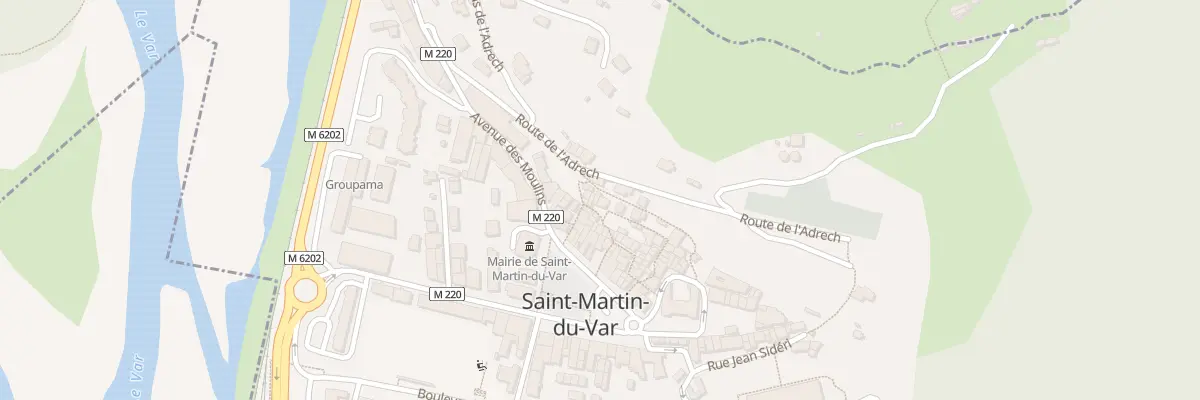Plan du 6 Rue Saint Roch à Saint-Martin-du-Var