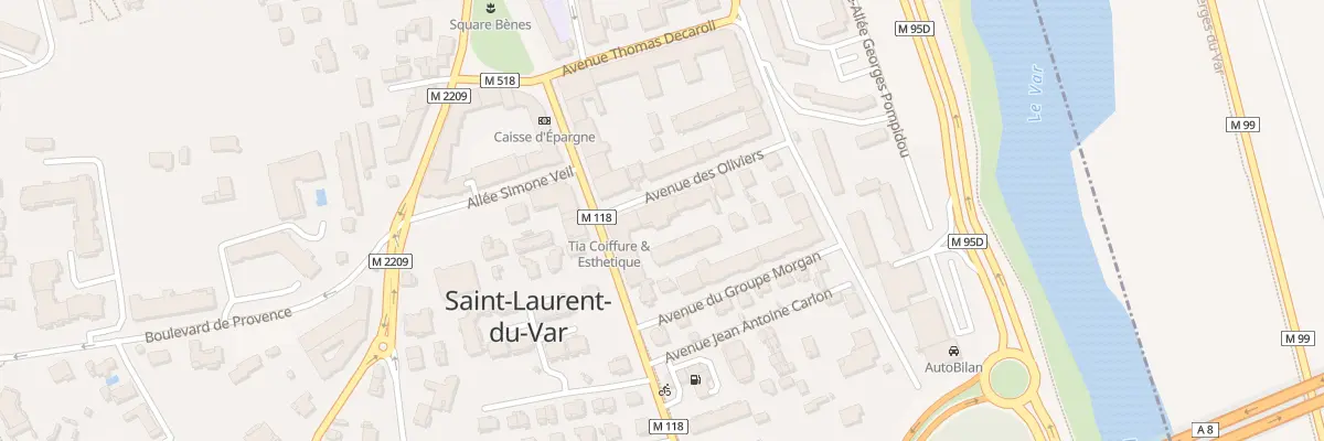 Plan du 28 Av des Oliviers à Saint-Laurent-du-Var