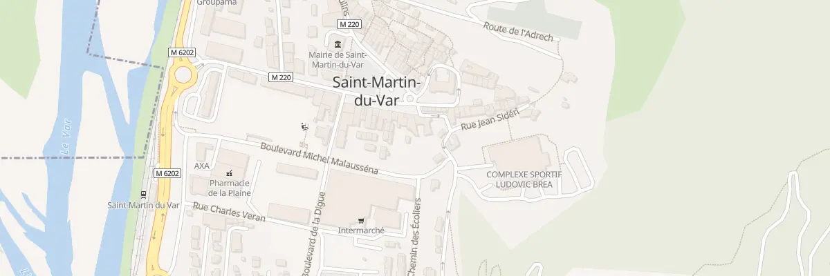 Plan du 4 Rpt de la Liberation à Saint-Martin-du-Var