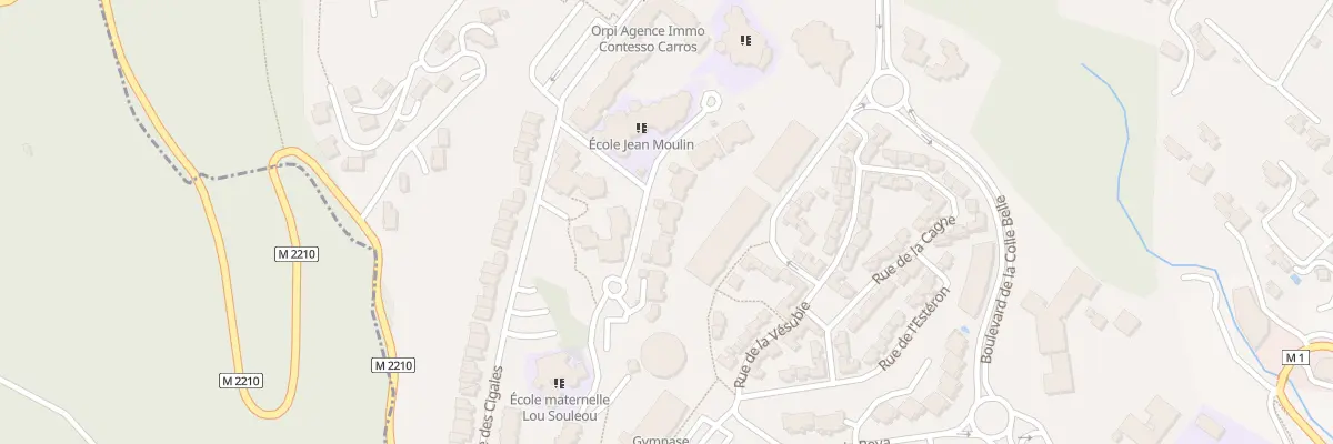 Plan du 9 Rue des Abeilles à Carros