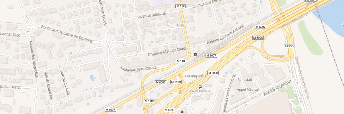 Plan du 54 Bd Jean Ossola à Saint-Laurent-du-Var