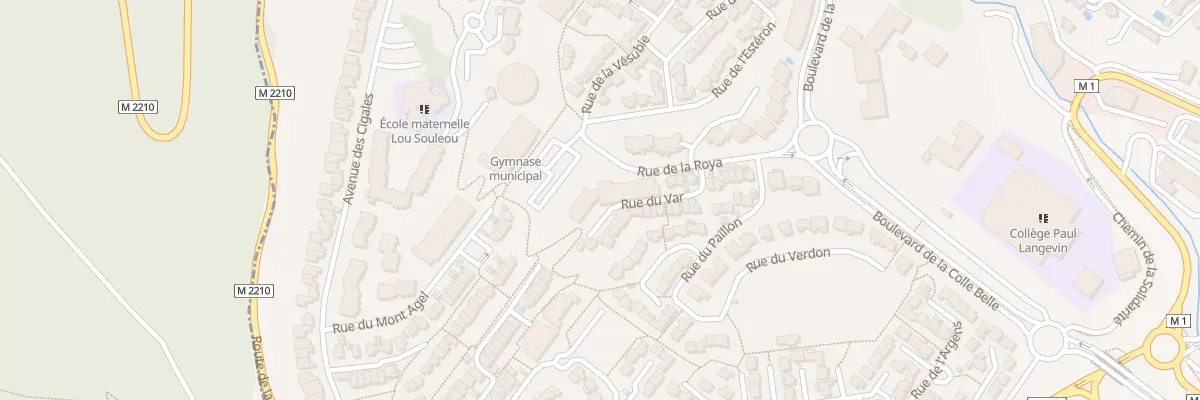 Plan du 19 Rue de la Roya à Carros