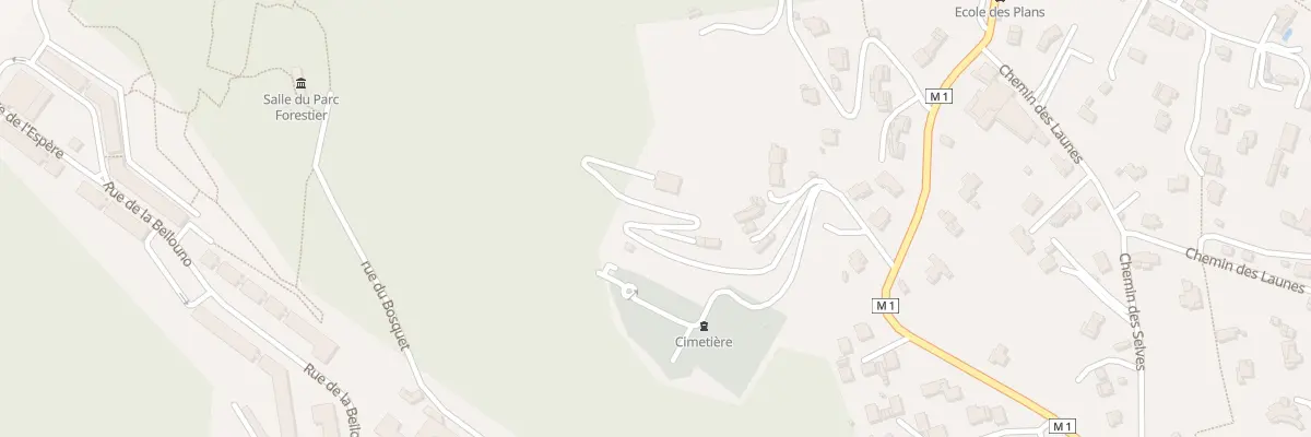 Plan du 120 Che de la Soite à Carros