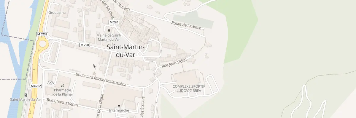 Plan du 5171 Rue Jean Sideri à Saint-Martin-du-Var