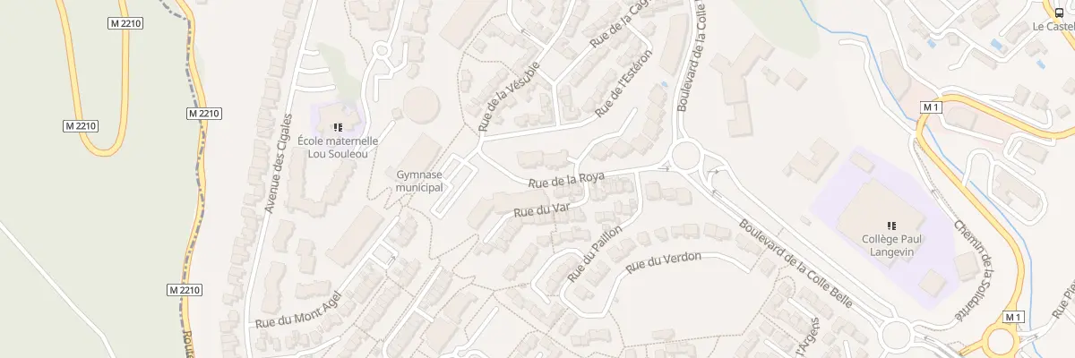 Plan du 2 Rue de la Roya à Carros
