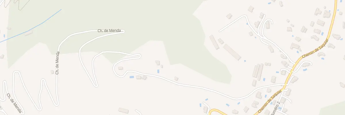 Plan du 235 Che de Saquier à Nice