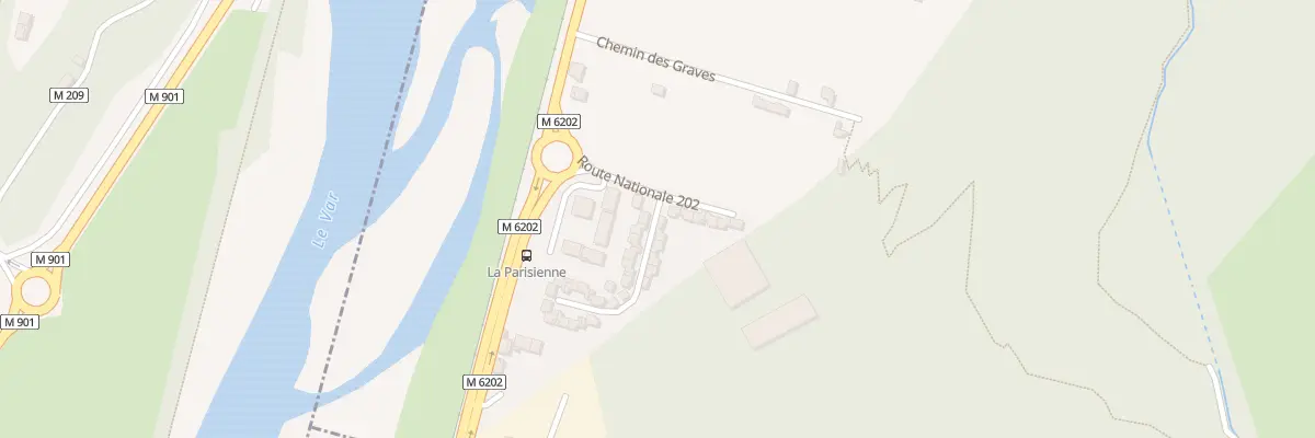 Plan du 4 Rte Nationale 202 à La Roquette-sur-Var