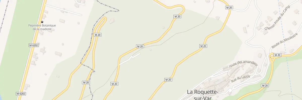 Plan du 5064 La Lausiere à La Roquette-sur-Var