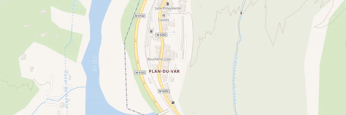 Plan du 21 Mte Henri Chatain à Levens