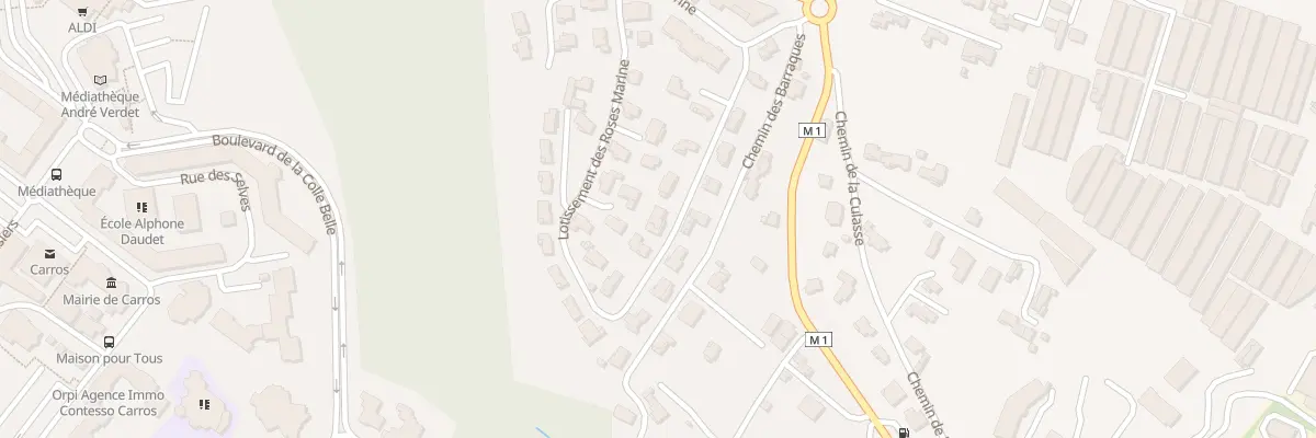 Plan du 13 Rue des Rosemarines à Carros