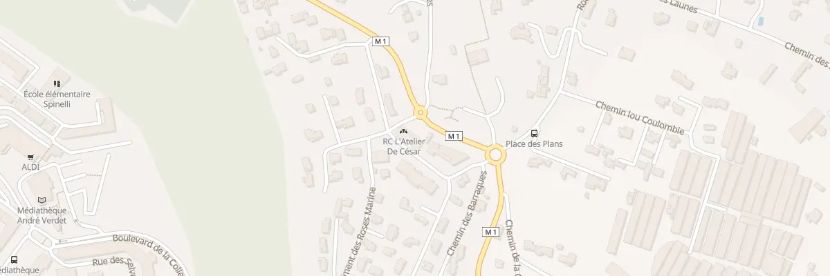 Plan du 59 Rue des Rosemarines à Carros