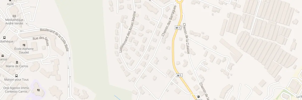 Plan du 6 Rue des Rosemarines à Carros