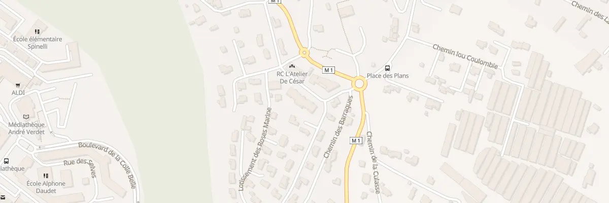 Plan du 56 Rue des Rosemarines à Carros
