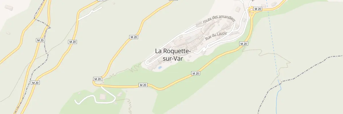 Plan du 1 Rue du Four à La Roquette-sur-Var