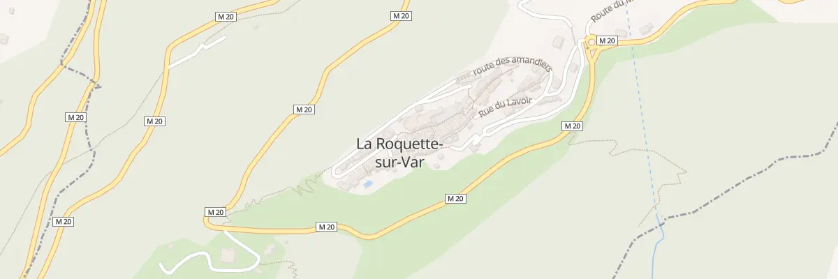 Plan du 5 Rue Inférieure à La Roquette-sur-Var