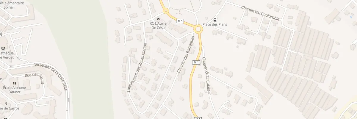 Plan du 3 Rue des Rosemarines à Carros