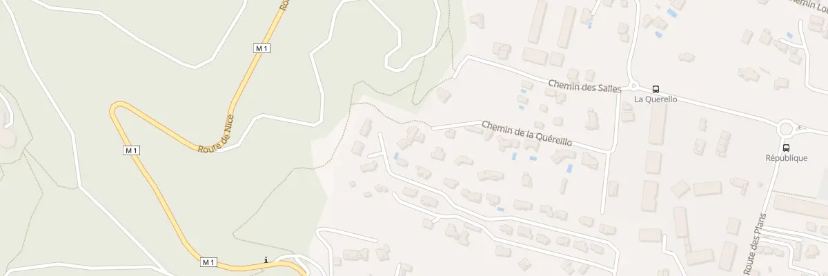 Plan du 309 Che de la Queirello à Carros