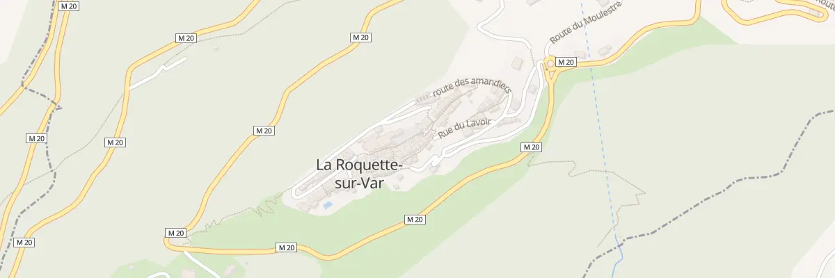 Plan du 24 Pl du Château à La Roquette-sur-Var