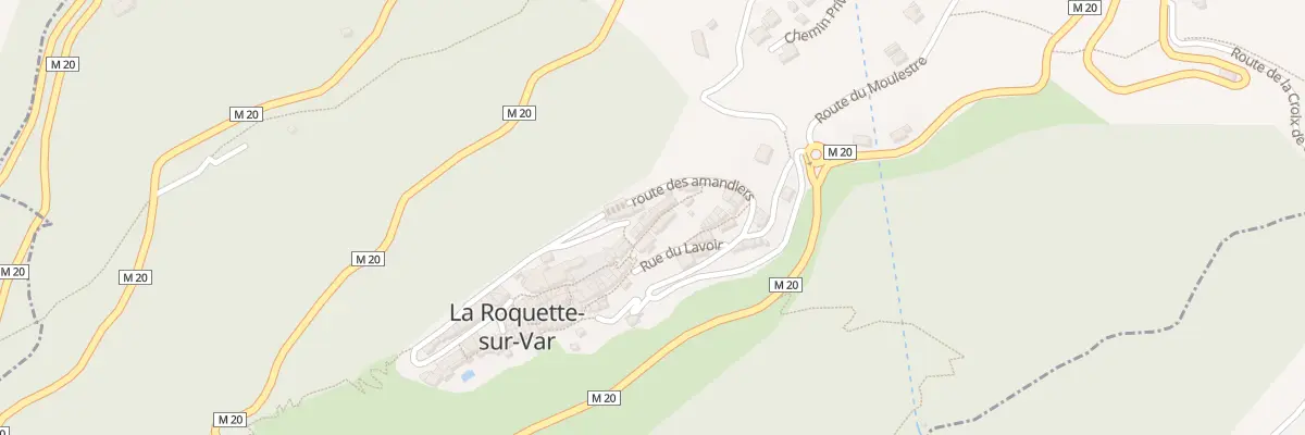Plan du 7 Rue de l’Abicoulier à La Roquette-sur-Var