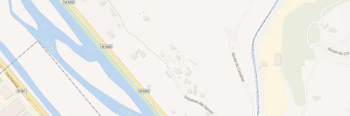 Plan du 5501 Le Serre à Saint-Martin-du-Var