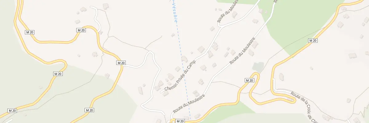 Plan du 1B Rte privée du Camp à La Roquette-sur-Var