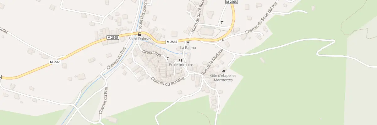 Plan du 5158 La Font à Valdeblore