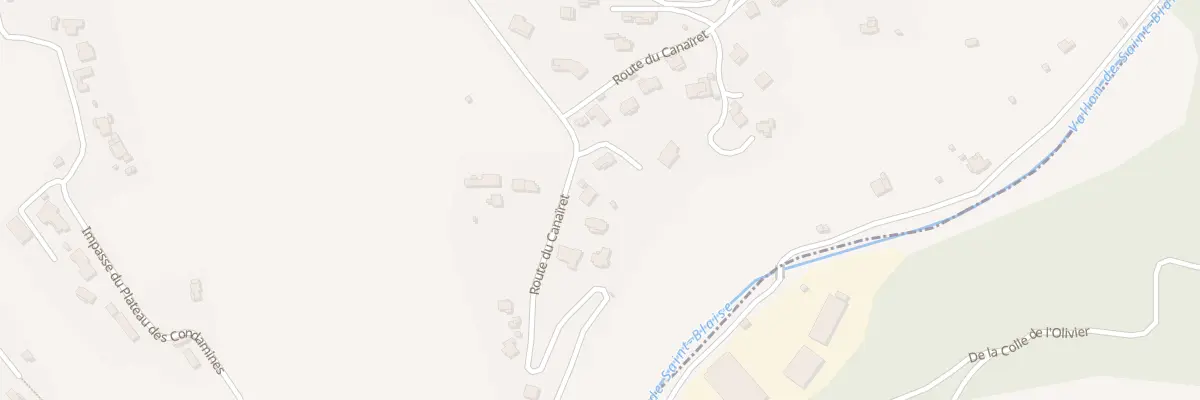 Plan du 1109 Rte du Canairet à Saint-Martin-du-Var