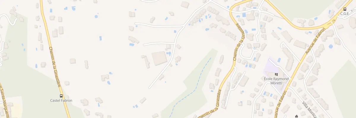 Plan du 74 Ach Ancien Chem de la Ginestie à Nice